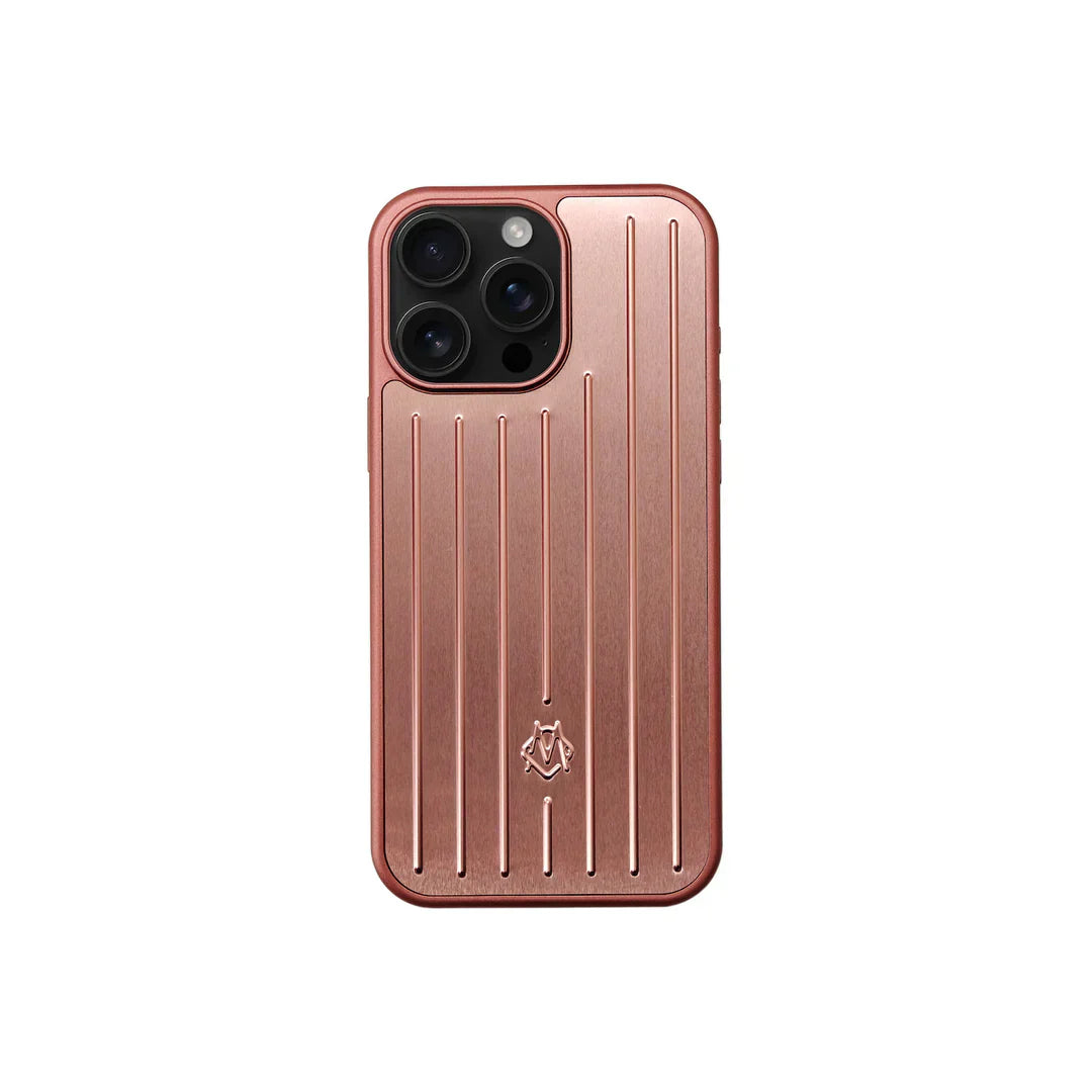 RIMOWA Rose gold iPhone case(iPhone 13/14/14 Pro/14 Pro Max/15/15