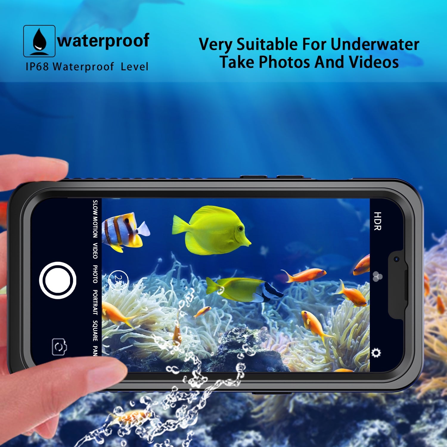 TPU+PET+PC material snowproof, waterproof, dustproof, and shockproof phone case(iPhone 13/13 mini/13 Pro/13 Pro Max)