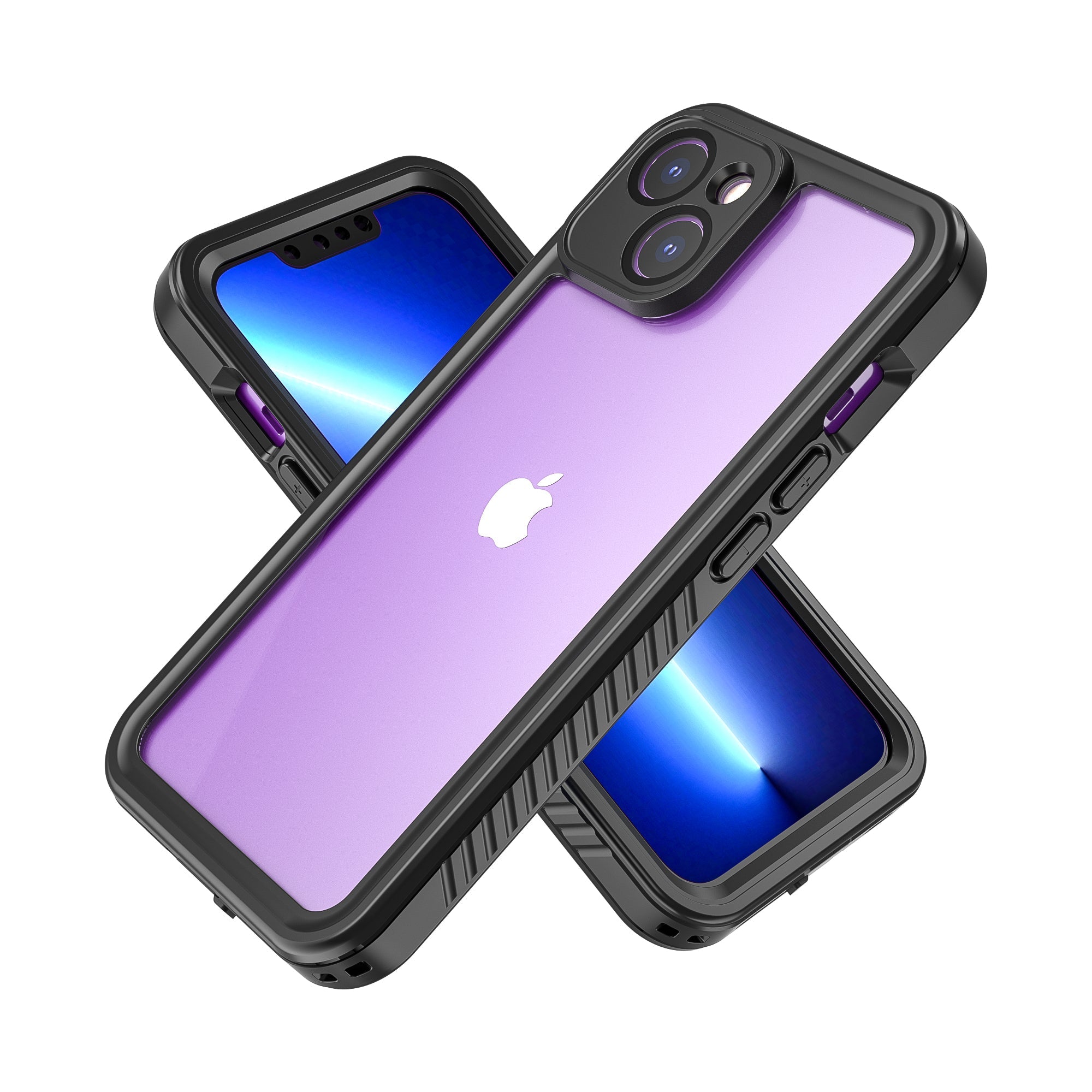 TPU+PET+PC material snowproof, waterproof, dustproof, and shockproof phone case(iPhone 14/14 Plus/14 Pro/14 Pro Max)