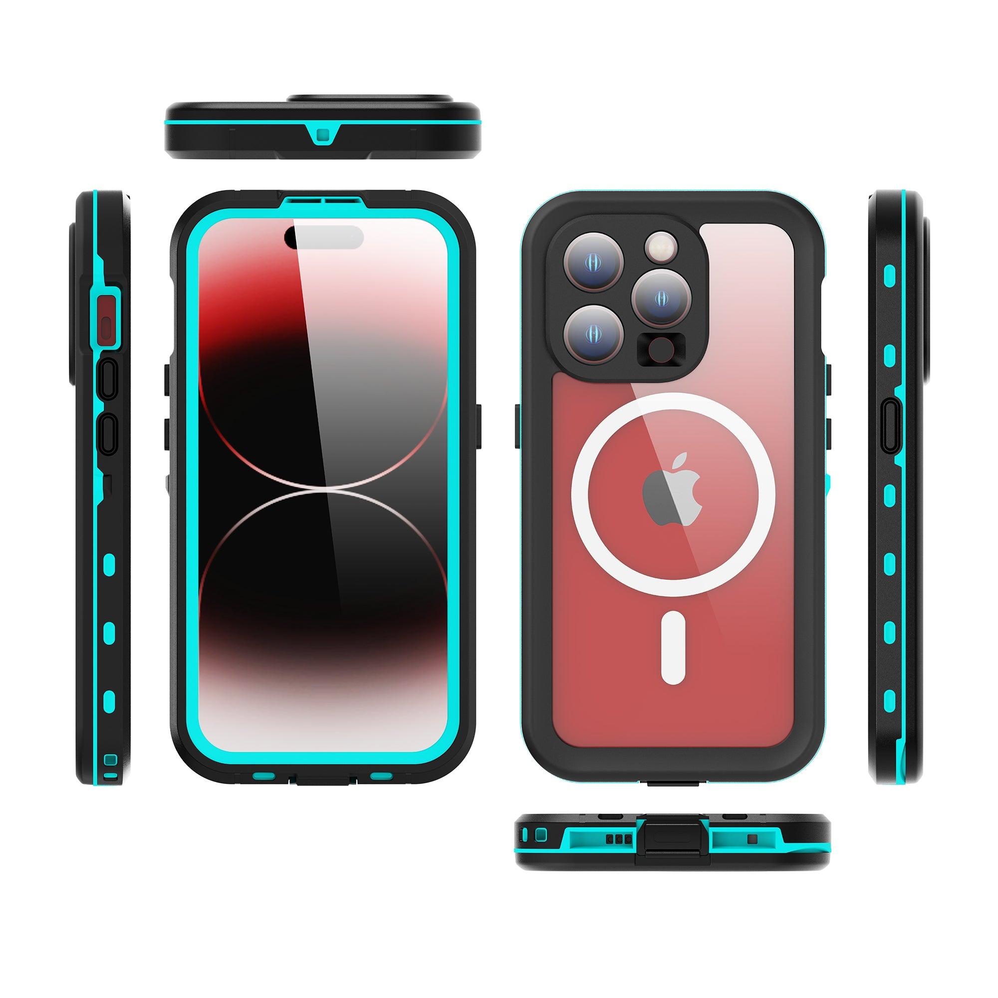 TPU+PC material snowproof, waterproof, dustproof, and shockproof phone case(iPhone 15/15 Plus/15 Pro/15 Pro Max)