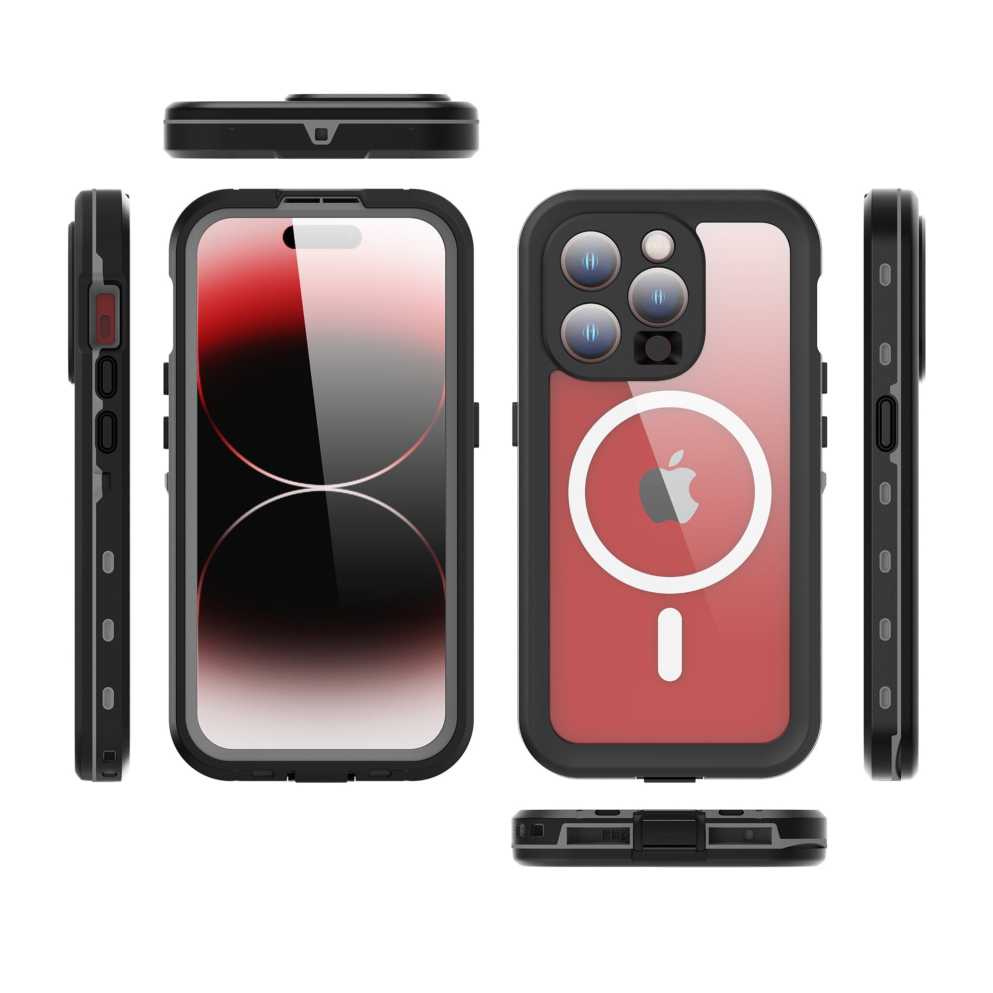 TPU+PC material snowproof, waterproof, dustproof, and shockproof phone case(iPhone 15/15 Plus/15 Pro/15 Pro Max)