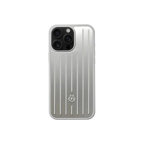 RIMOWA Silver iPhone case(iPhone 13/14/14 Pro/14 Pro Max/15/15 Pro